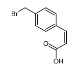 3-[4-(bromomethyl)phenyl]prop-2-enoic acid结构式