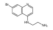 1,2-Ethanediamine, N1-(7-bromo-4-quinolinyl)结构式