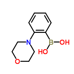 [3-(4-Morpholinyl)phenyl]boronic acid Structure