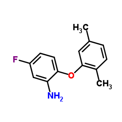 2-(2,5-Dimethylphenoxy)-5-fluoroaniline结构式