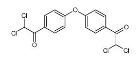 2,2-dichloro-1-[4-[4-(2,2-dichloroacetyl)phenoxy]phenyl]ethanone结构式