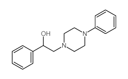 1-phenyl-2-(4-phenylpiperazin-1-yl)ethanol结构式