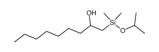 1-(isopropoxydimethylsilyl)nonan-2-ol结构式