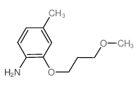 2-(3-Methoxypropoxy)-4-methylaniline Structure