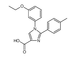 1H-Imidazole-4-carboxylic acid, 1-(3-ethoxyphenyl)-2-(4-methylphenyl) Structure