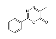 5-methyl-2-phenyl-1,3,4-oxadiazin-6-one Structure