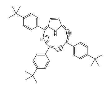 5,10,15-tris(4-tert-butylphenyl) corrole Structure