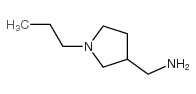(1-丙基-3-吡咯烷)甲胺结构式