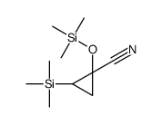 2-trimethylsilyl-1-trimethylsilyloxycyclopropane-1-carbonitrile结构式