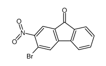 3-bromo-2-nitro-9-fluorenone结构式