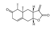 3-Oxoeremophila-1(10),11(13)-dien-12,8β-olid结构式