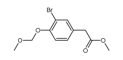 2-(3-溴-4-(甲氧基甲氧基)苯基)乙酸甲酯图片