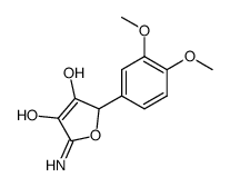 5-(3,4-dimethoxy-phenyl)-3,4-dihydroxy-5H-furan-2-one-imine Structure