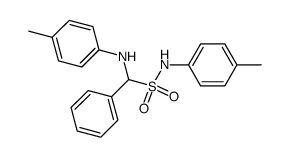 phenyl-p-toluidino-methanesulfonic acid p-toluidide Structure