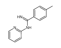 N-[2]pyridyl-p-toluamidine结构式