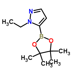 1-Ethyl-5-(4,4,5,5-tetramethyl-1,3,2-dioxaborolan-2-yl)-1H-pyrazole picture