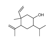 4-Isopropenyl-2-isopropyl-5-methyl-5-vinyl-cyclohexanol结构式