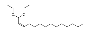 tetradec-2c-enal-diethylacetal结构式