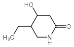 5-乙基-4-羟基哌啶-2-酮结构式