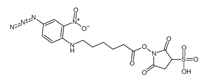 sulfosuccinimidyl 6-((4-azido-2-nitrophenyl)amino)hexanoate picture