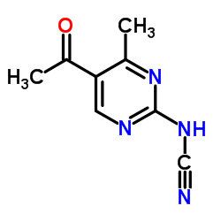 (5-Acetyl-4-methylpyrimidin-2-yl)cyanamide Structure