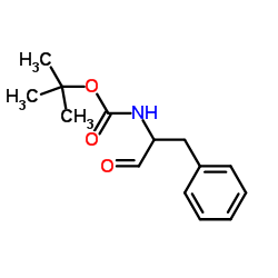 TERT-BUTYL (1-BENZYL-2-OXOETHYL)CARBAMATE structure