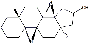 5α-Androstan-16β-ol structure