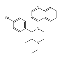 N'-[(4-bromophenyl)methyl]-N,N-diethyl-N'-quinazolin-4-ylethane-1,2-diamine结构式