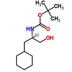 boc-beta-cyclohexyl-l-alaninol structure