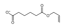 6-oxo-6-prop-2-enoxyhexanoate Structure