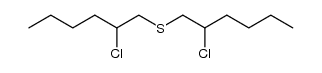 Di(2-chlorohexyl-1) sulfide Structure