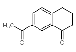 7-ACETYL-1-TETRALONE structure