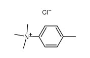 p-tolyltrimethylammonium chloride Structure