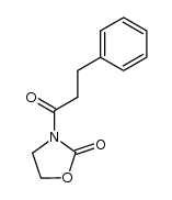 3-(1-oxo-3-phenylpropyl)-1,3-oxazolidin-2-one结构式