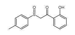 1-(2-Hydroxyphenyl)-2-[(4-methylphenyl)sulphinyl]ethanone Structure