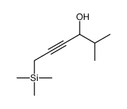 2-methyl-6-trimethylsilylhex-4-yn-3-ol结构式