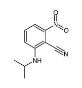 2-nitro-6-(propan-2-ylamino)benzonitrile Structure