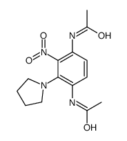 N-(4-acetamido-3-nitro-2-pyrrolidin-1-ylphenyl)acetamide结构式