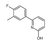6-(4-fluoro-3-methylphenyl)-1H-pyridin-2-one结构式