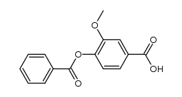 4-benzoyloxy-3-methoxy-benzoic acid结构式