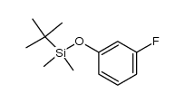 3-[(dimethyl-tert-butylsilyl)oxy]fluorobenzene Structure