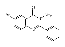 3-amino-6-bromo-2-phenylquinazolin-4-one Structure