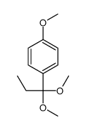 1-(1,1-dimethoxypropyl)-4-methoxybenzene Structure