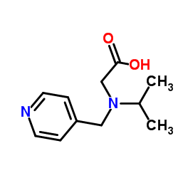 N-Isopropyl-N-(4-pyridinylmethyl)glycine Structure