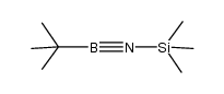 t-butyl(trimethylsilylimino)borane Structure