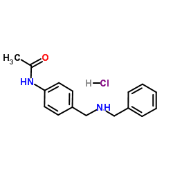 N-[4-(BENZYLAMINOMETHYL)PHENYL]ACETAMIDEHYDROCHLORIDE结构式