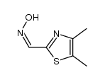 4,5-dimethylthiazole-2-carbaldehyde oxime Structure