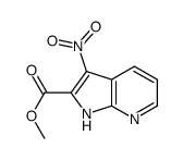 Methyl 3-nitro-1H-pyrrolo[2,3-b]pyridine-2-carboxylate Structure