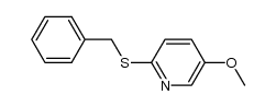 2-(benzylsulfanyl)-5-methoxypyridine结构式