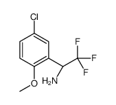 (R)-1-(5-CHLORO-2-METHOXY-PHENYL)-2,2,2-TRIFLUORO-ETHYLAMINE structure